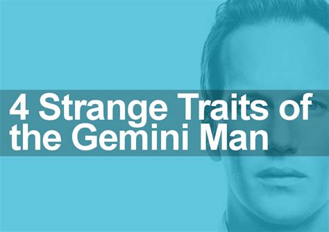 gemini man personality traits|understanding a gemini man.